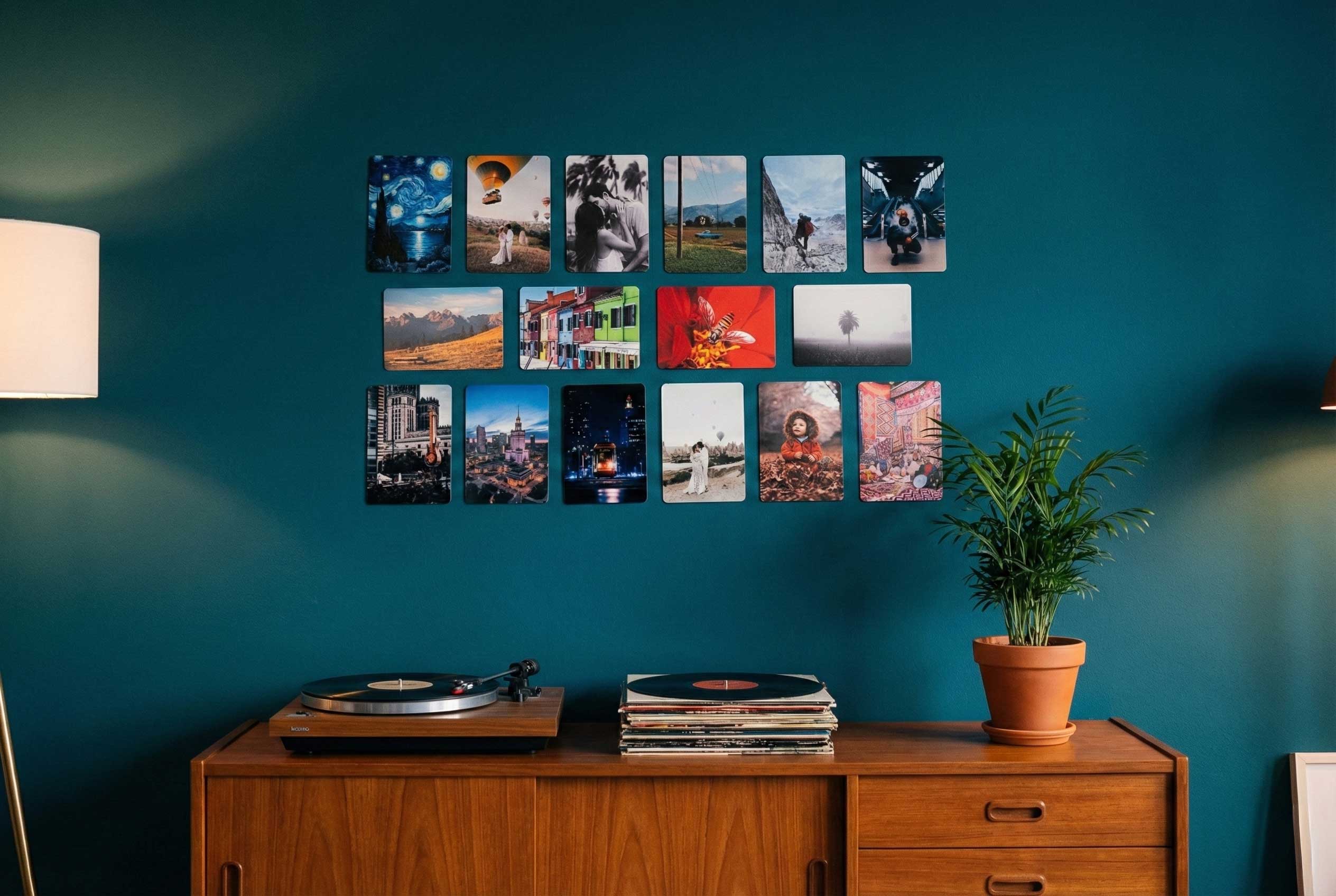 Bolot Studio mix-and-match metal prints gallery wall – interior design inspiration multiple sizes