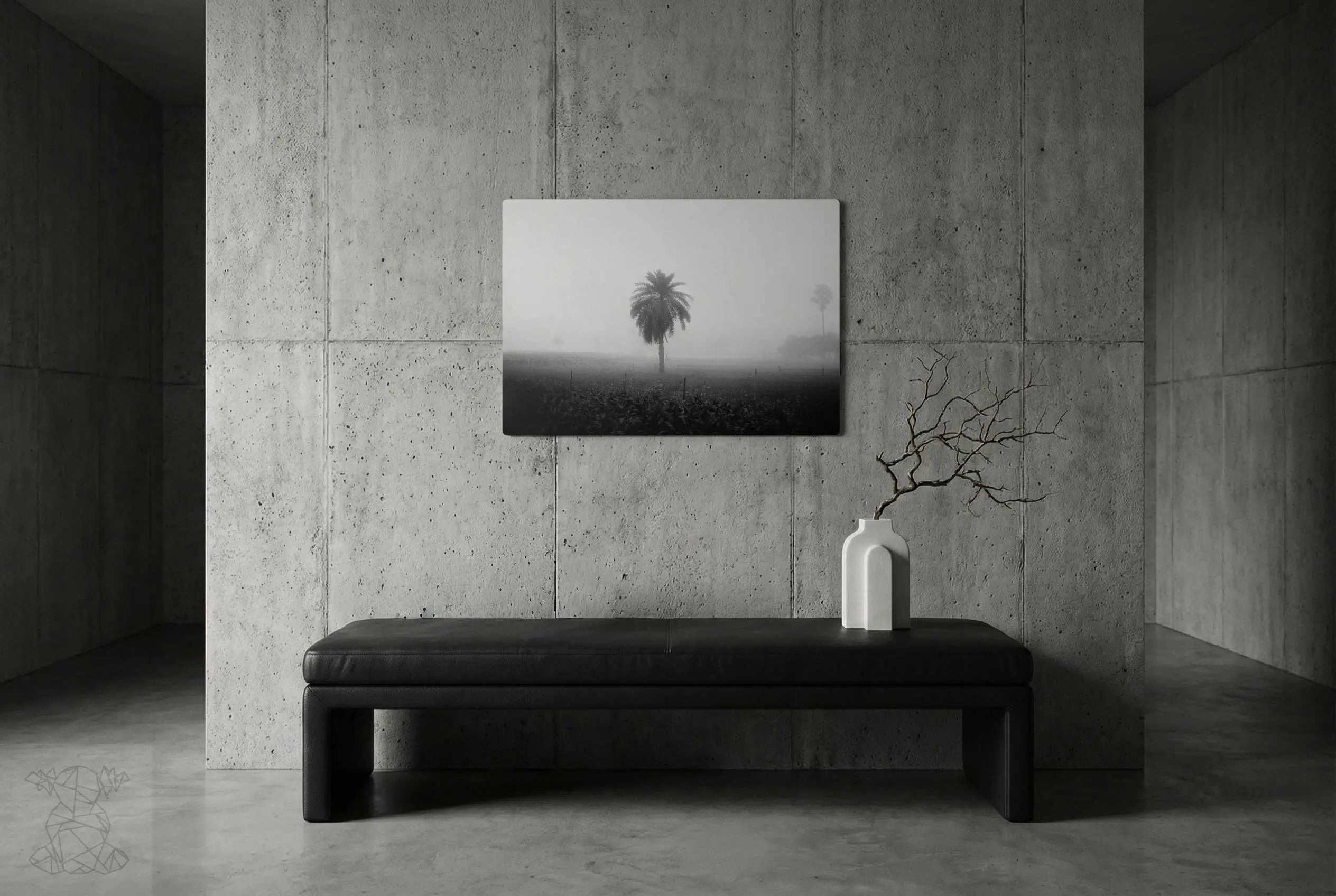 Bolot Studio metal print on wall – metal photo art lifestyle